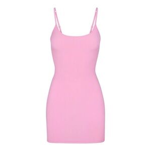 SKIMS SOFT LOUNGE SLIP DRESS LIMITED EDITION: COTTON CANDY XS